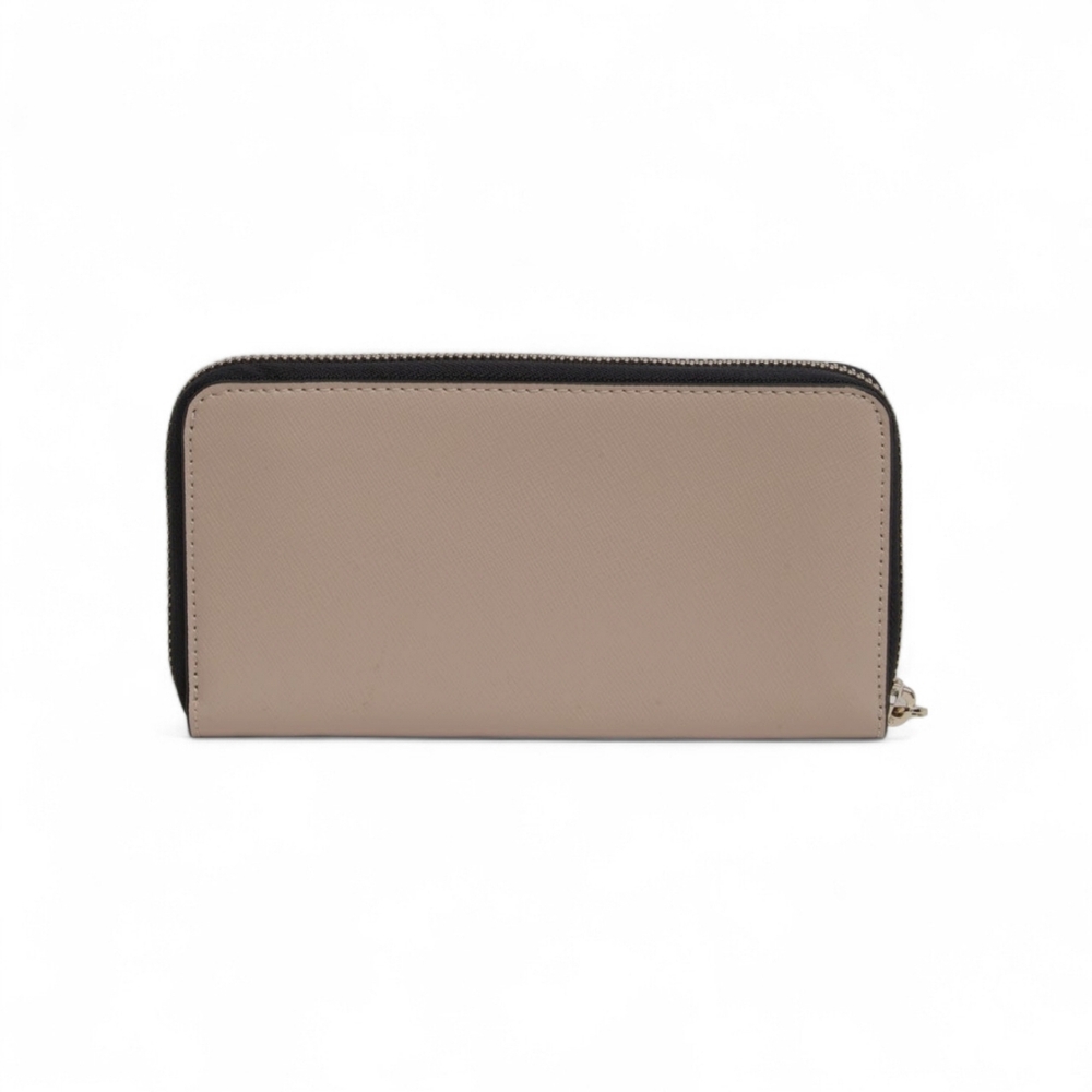 ✨ NWT Kate Spade Staci Colorblock Large Continental Wallet - Warm Beige/Black ✨ - Picture 3 of 13